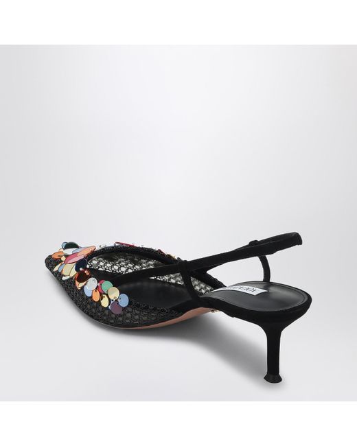 Aquazzura Black Can Can Pumps 50 With Paillettes