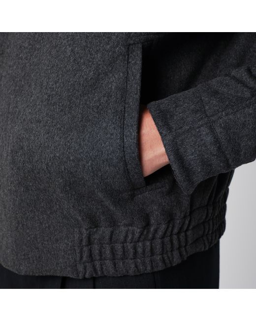 Lardini Gray Zip-Up Jacket for men