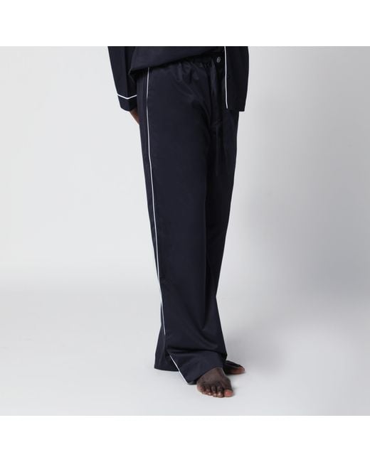 Tekla Blue Pajama Trousers for men