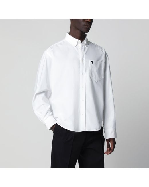 AMI White Ami De Coeur Shirt for men