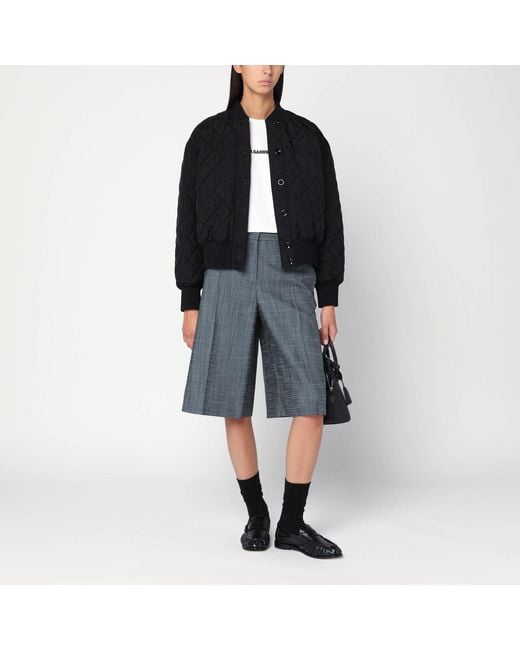 Jil Sander Blue Bermuda