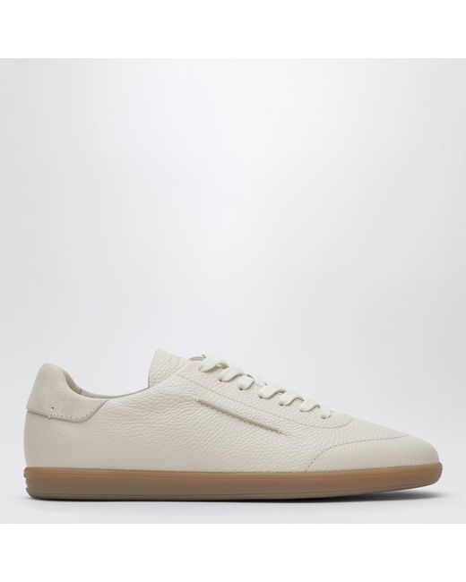 Zegna White 232 Leather Sneakers for men