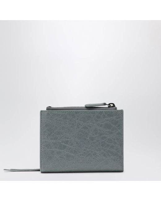 Balenciaga Gray Le City Bifold Lambskin Wallet