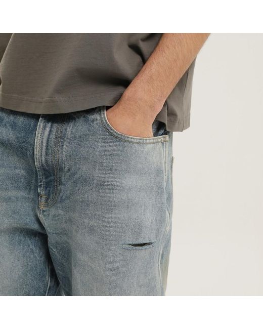 Pantaloni rhodesian in denim stone di 1989 STUDIO in Gray da Uomo