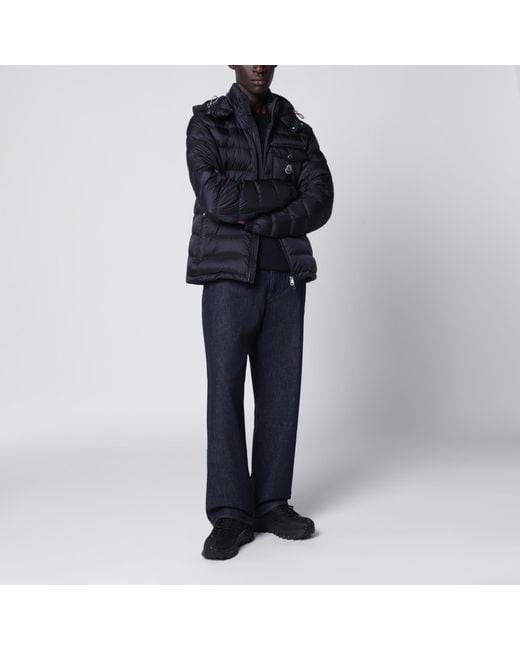 Moncler Blue Verith Short Down Jacket for men