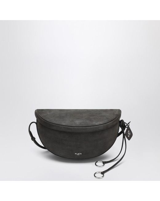 Marsupio east west antracite in nabuk di Alaïa in Black