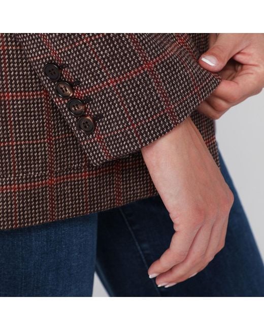 Chloé Brown Classic Long Blazer Jacket