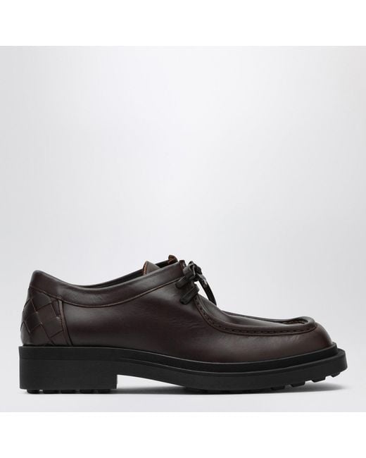 Bottega Veneta Black Ben Lace-Up Shoes for men