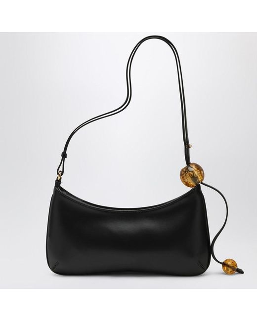 Jacquemus Black Schwarze Tasche Le Bisou Aus Leder