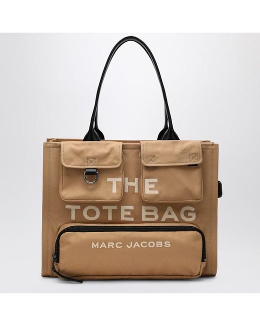 Marc Jacobs Metallic The Cargo Canvas Large Tote Bag