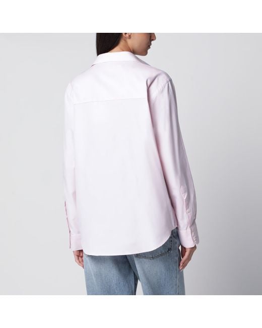 Rohe White Cotton Button-Down Shirt