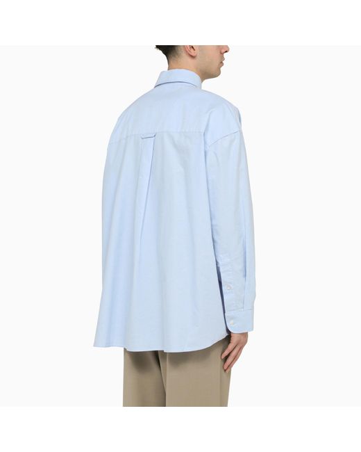 Studio Nicholson Blue Cotton Button-down Shirt for men