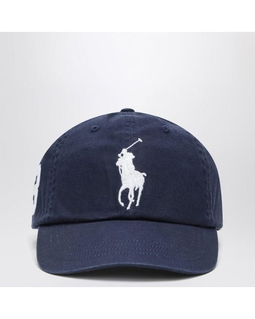 Cappello da baseball navy con logo di Polo Ralph Lauren in Blue da Uomo