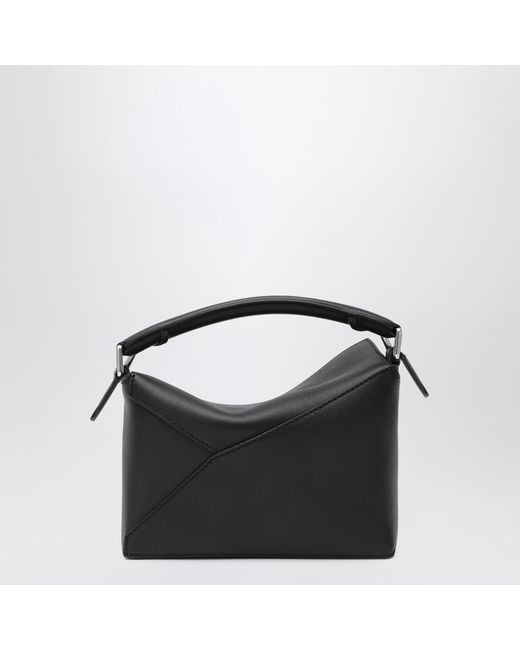 Borsa Puzzle Edge Mini Nera di Loewe in Black
