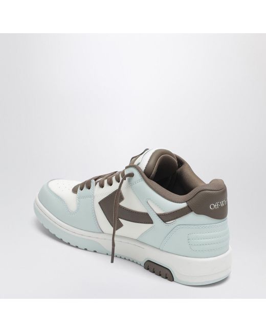 Off-White c/o Virgil Abloh Gray Out Of Office Sneakers/Light