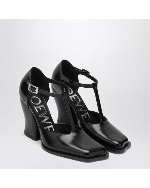 Loewe Black Onda Tbar Pumps
