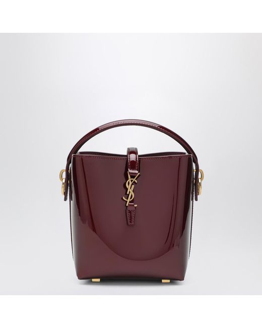Saint Laurent Purple Mini Le 37 Bucket Bag
