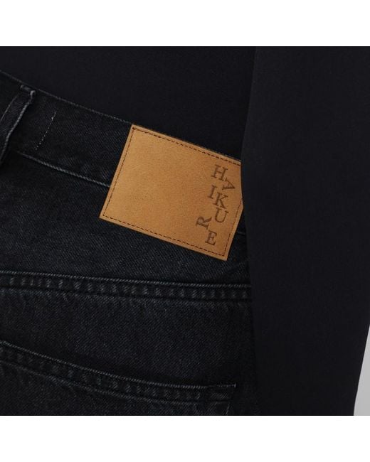 Jeans ampio candy in denim di Haikure in Black