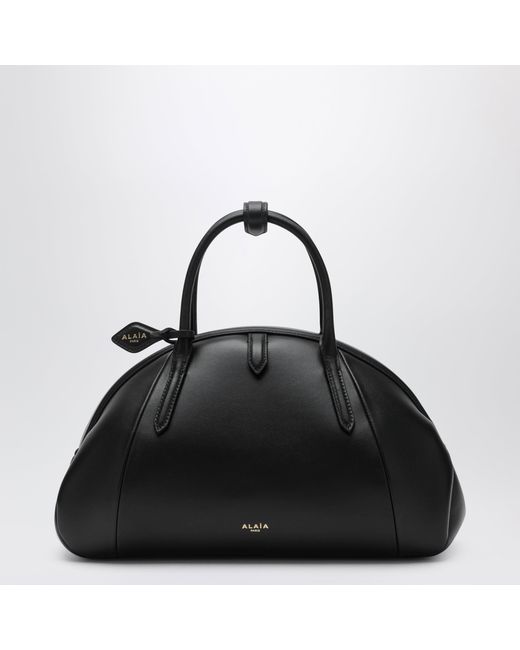 Alaïa Black Leather Purse Handbag