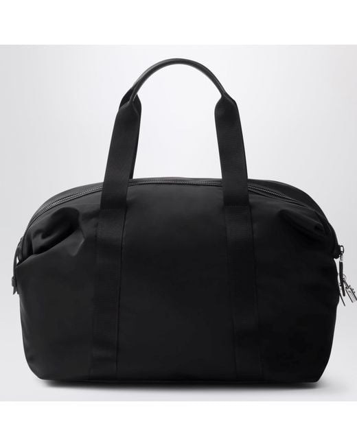 Prada Black Re-Nylon And Saffiano Travel Bag for men