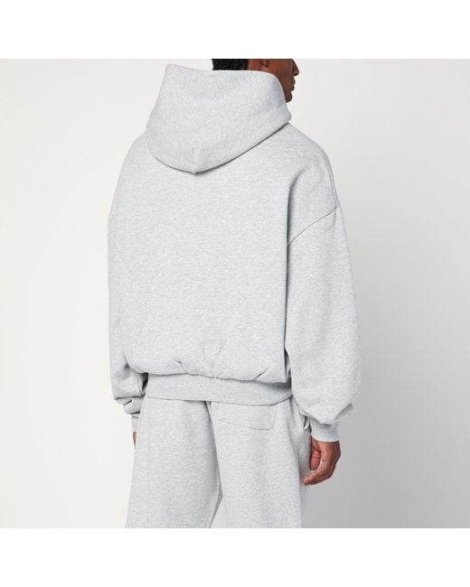 Entire studios Gray Zip Cotton Sweatshirt for men