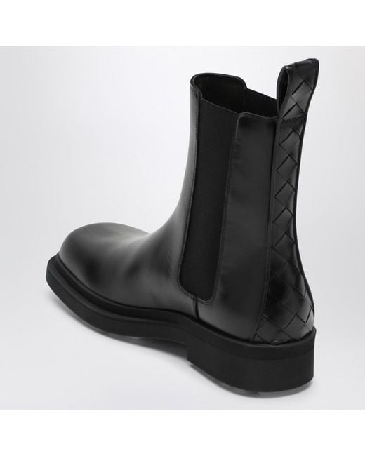 Bottega Veneta Black Ben Chelsea Boots for men