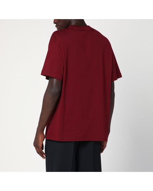 Gucci Anchor T-Shirt With Logo Print in Red for Men | Lyst UK