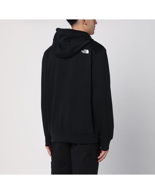 Felpa con cappuccio nera con logo di The North Face in Black da Uomo