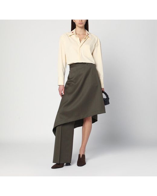 Bottega Veneta Gray Forest Culottes