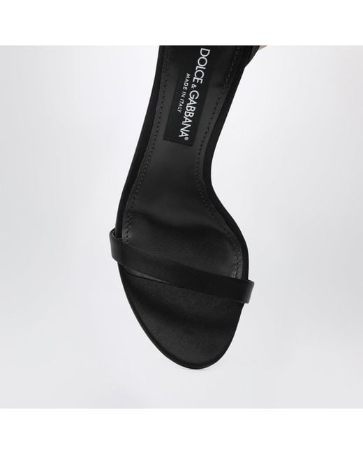 Dolce & Gabbana Black Keira Sandal