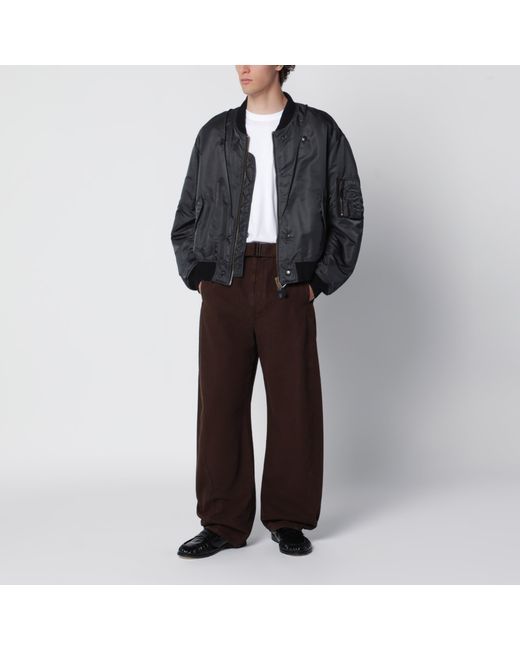 Maison Margiela Black Dark Reversible Bomber for men