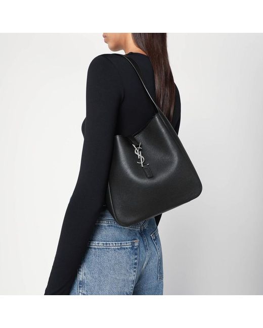 Borsa piccola le 5 à 7 nera in pelle di Saint Laurent in Black