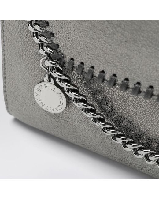 Borsa falabella wallet grigia con tracolla di Stella McCartney in Gray