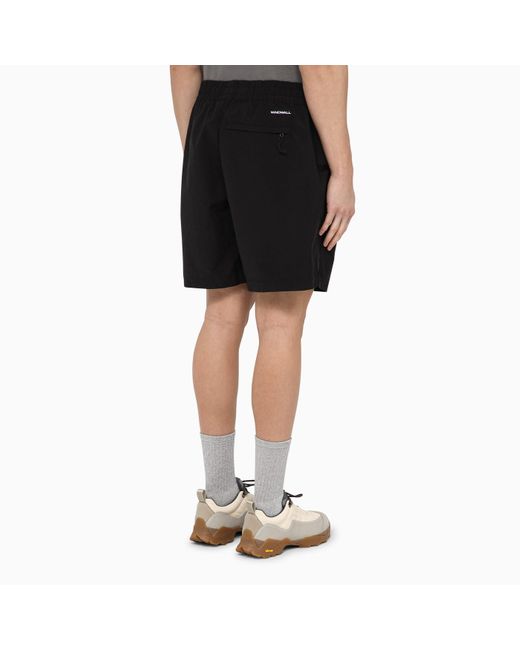 The North Face Black Short With Logo for men