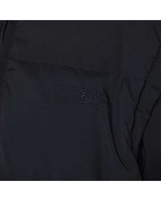 MM6 by Maison Margiela Transformable Padded Black Jacket
