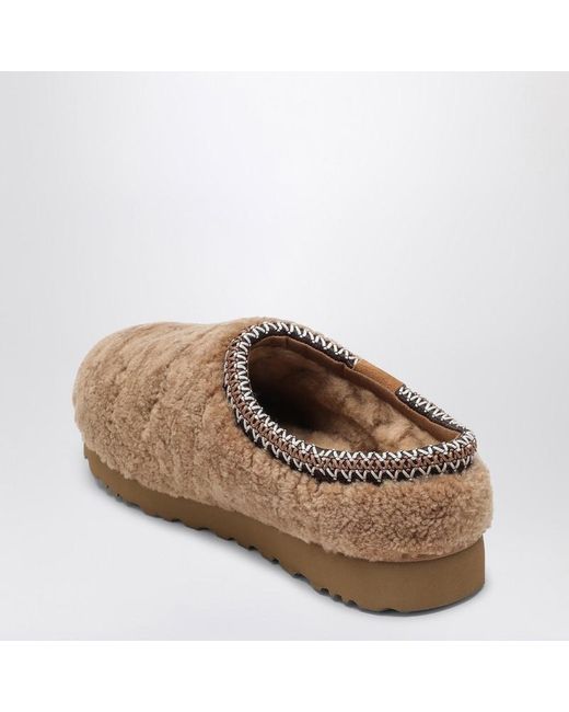 Ugg Brown Tasman Maxi Curly Chestnut-Coloured Slipper
