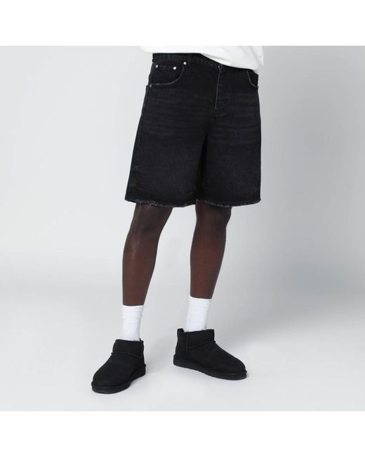 Bermuda En Denim Represent pour homme en coloris Black