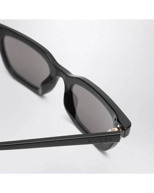 Occhiali da sole cat-eye neri di Gucci in Gray