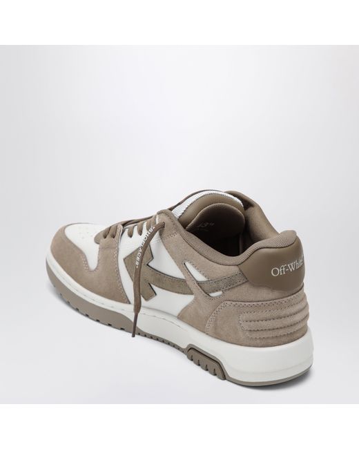 Off-White c/o Virgil Abloh Gray Out Of Office Sneakers Rhodium Light for men