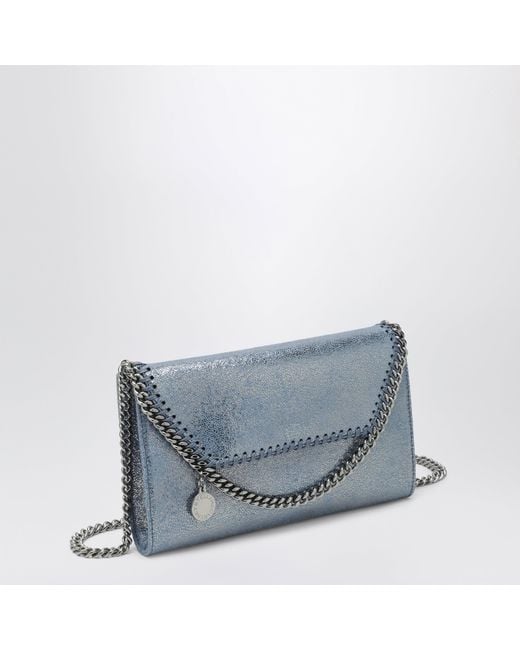 Stella McCartney Blue Falabella Chain Wallet