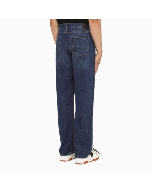 Off-White c/o Virgil Abloh Off Whitetm Blue Cotton Denim Jeans for men