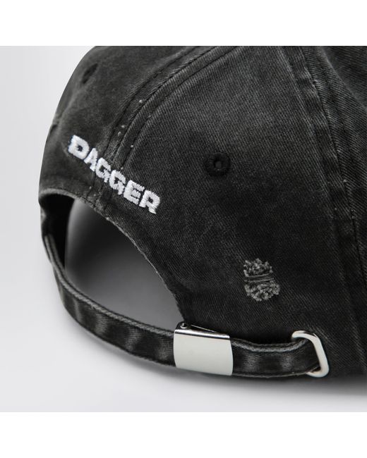 DAGGER Red Distressed-Effect Baseball Cap for men