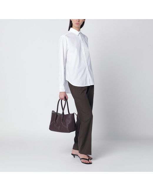 Bottega Veneta Gray Pinacoteca Medium Bag Barolo/pine Green