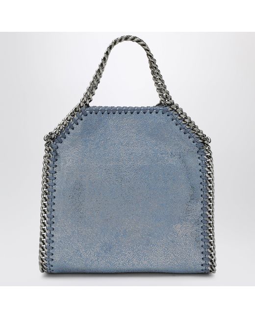 Stella McCartney Blue Micro Falabella Tote Bag