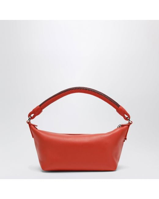 Loewe Red Mini Cala Tasche Aus Orangefarbenem Lammnappa
