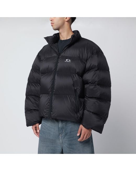 Balenciaga Men's Black Standard Technical Fabric Down Jacket