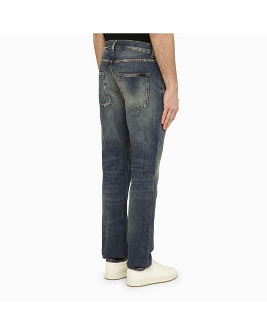 Saint Laurent Blue Deauville Denim Slim Jeans for men