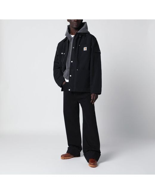 Carhartt Black Clapton Shirt Jacket for men