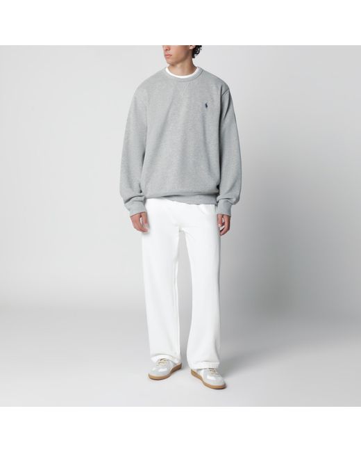Polo Ralph Lauren Gray Cotton-Blend Crewneck Sweatshirt for men