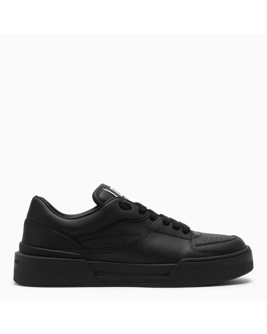 Sneaker bassa new roma nera in pelle di Dolce & Gabbana in Black da Uomo